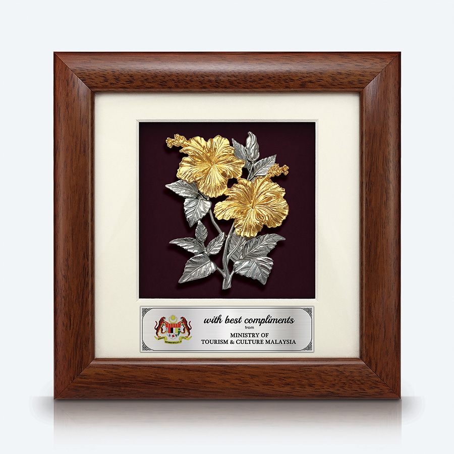 Dua Bunga Raya (Hibiscus 2 Flowers)