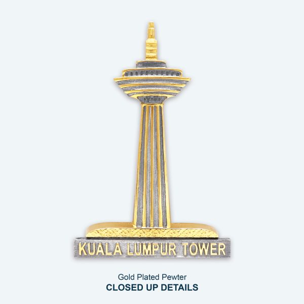 Menara KL - Pewter Mewah dengan Kemasan Emas