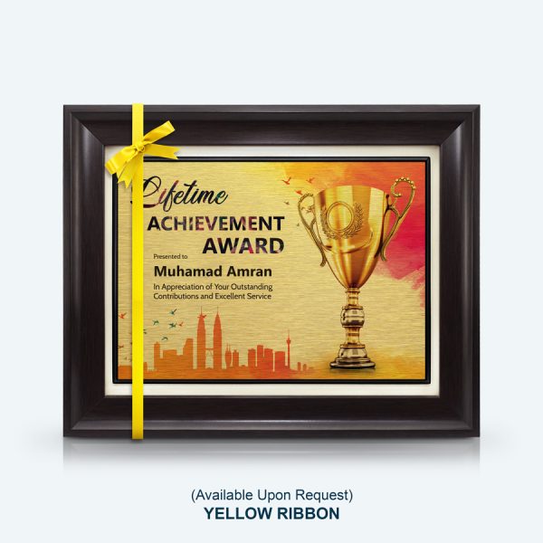 7" X 9" Lifetime Achievement Award - Image 2