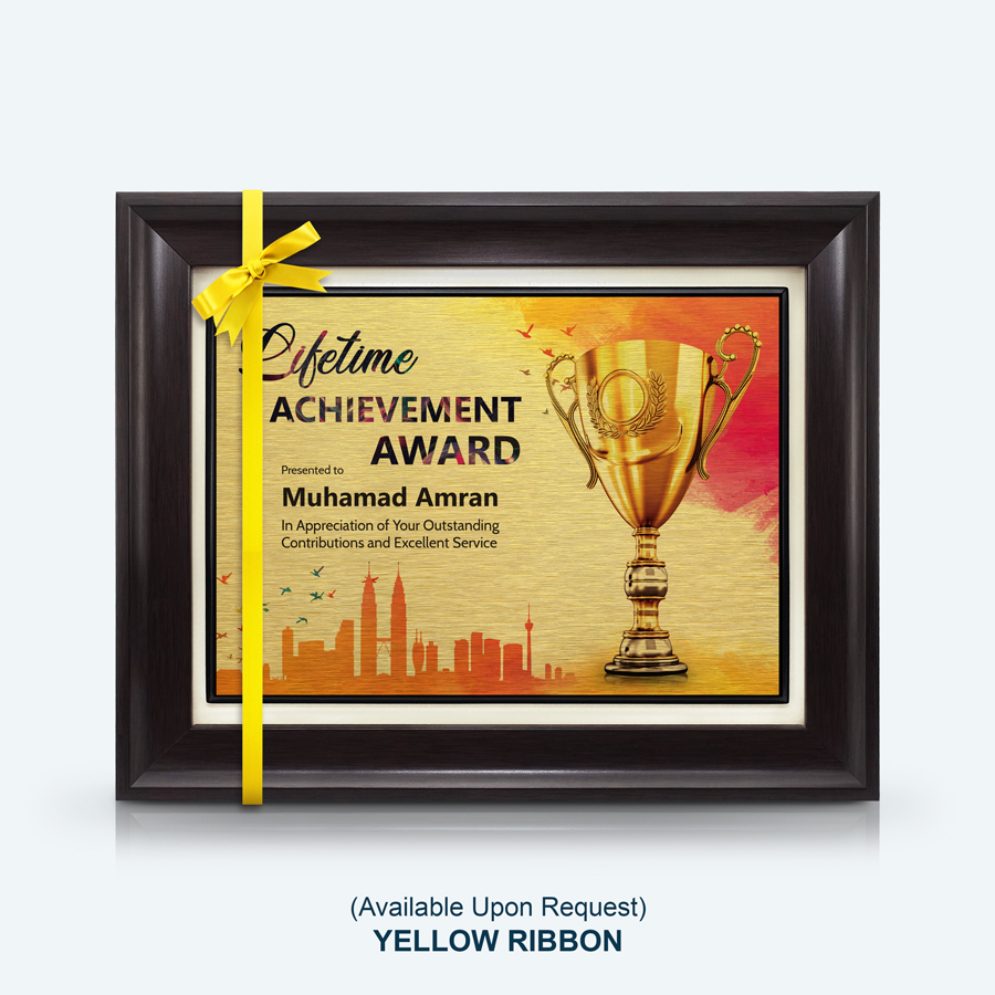 7" X 9" Lifetime Achievement Award - Image 2