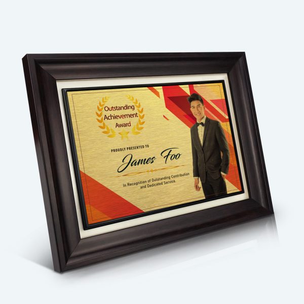 9" X 11" Outstanding Achievement Award Malaysia - Image 3