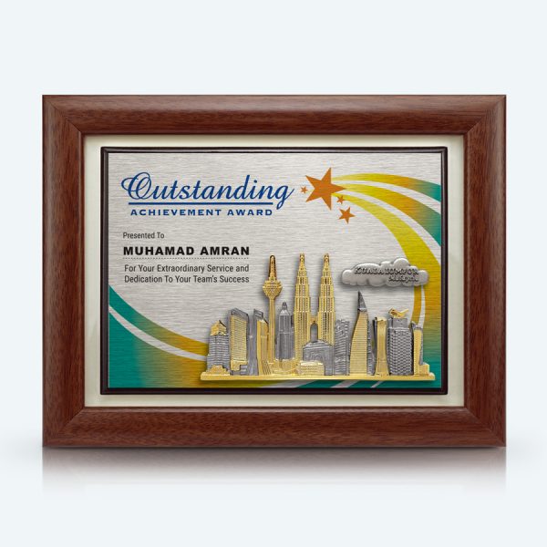 Outstanding Achievement - Pewter Kuala Lumpur Landmark (KL Landmark)
