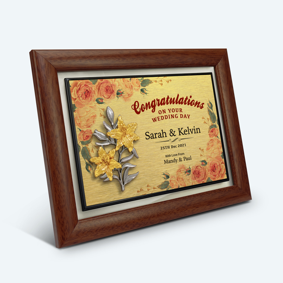 Congratulations Gifts - Pewter Lily Flower - Image 2