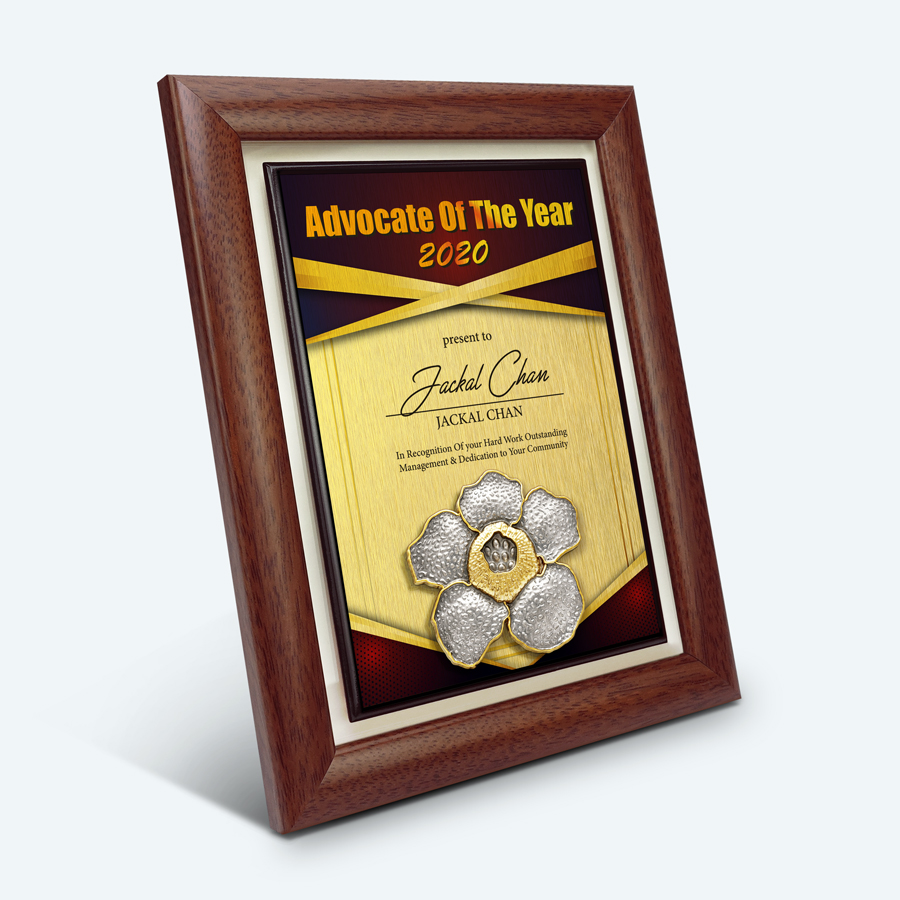 Recognition Of The Year - Pewter Rafflesia Flower - Image 2