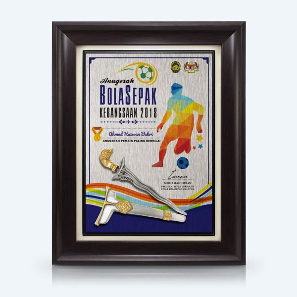 Football Award Malaysia (Bola Sepak) - Pewter Keris (Kris)