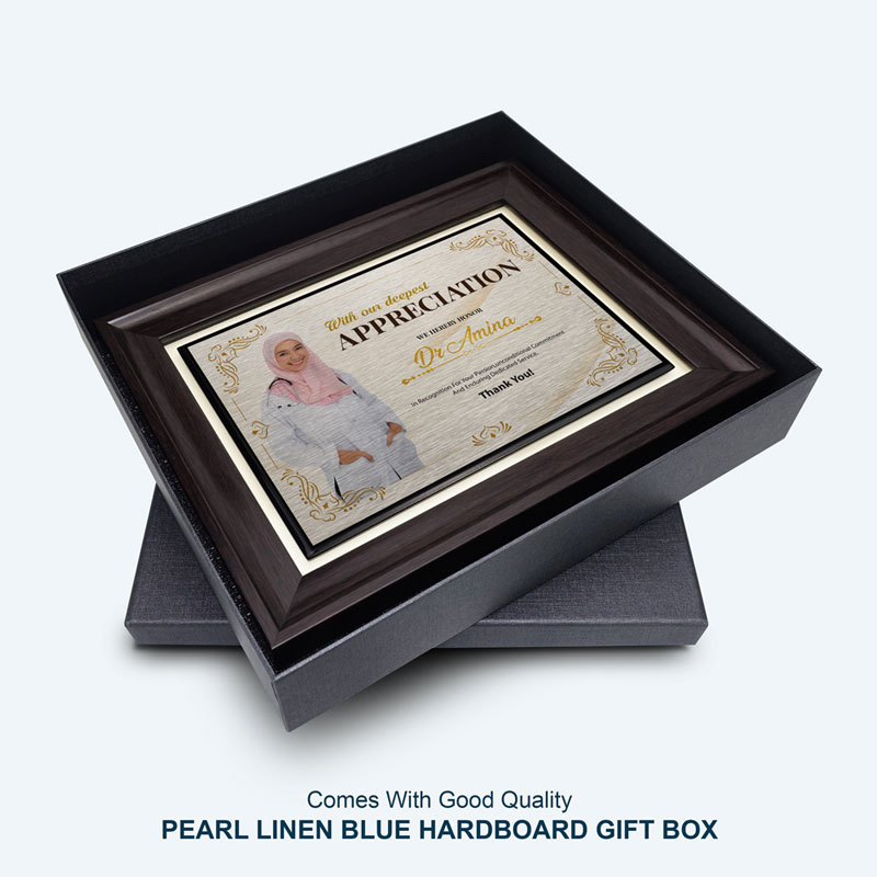 9" X 11" Frontliners Appreciation Award Plaque - Image 4