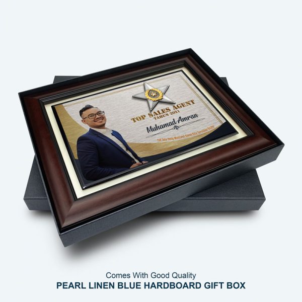 Top Sales Award - Gold Plated Pewter Star Awards With Crystal Signature Plus - Image 3