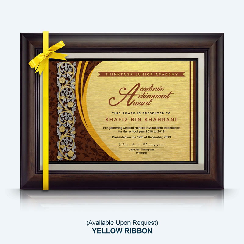Achievement Award - Pewter Malay Carving Motif - Image 3