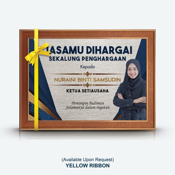 Personalized A4 Certificate Frame (Dark Brown) - Image 2