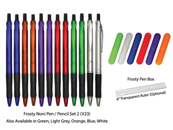 Frosty Noni Pen / Pencil Set 2