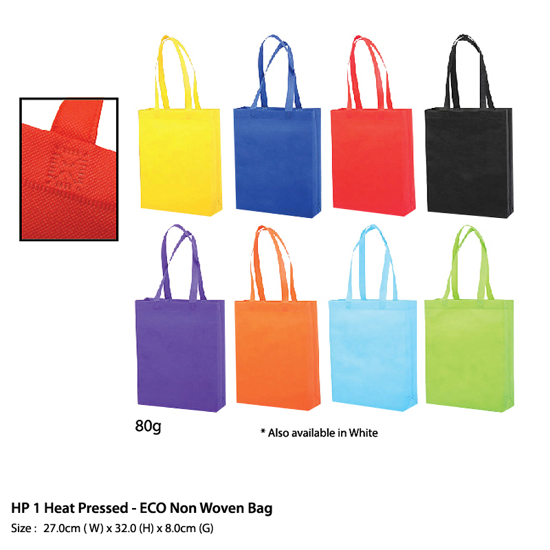 Heat Pressed - Non-Woven Bag 80g