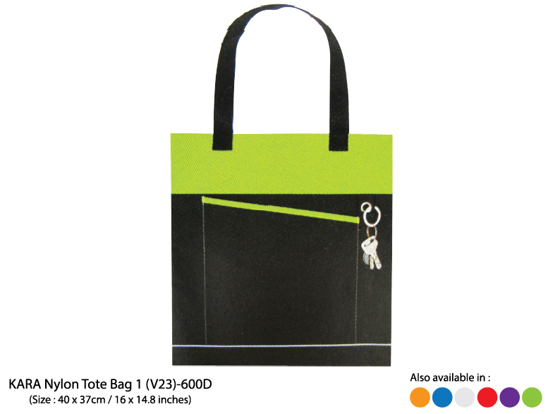 KARA Nylon Tote Bag (V23) - 600D