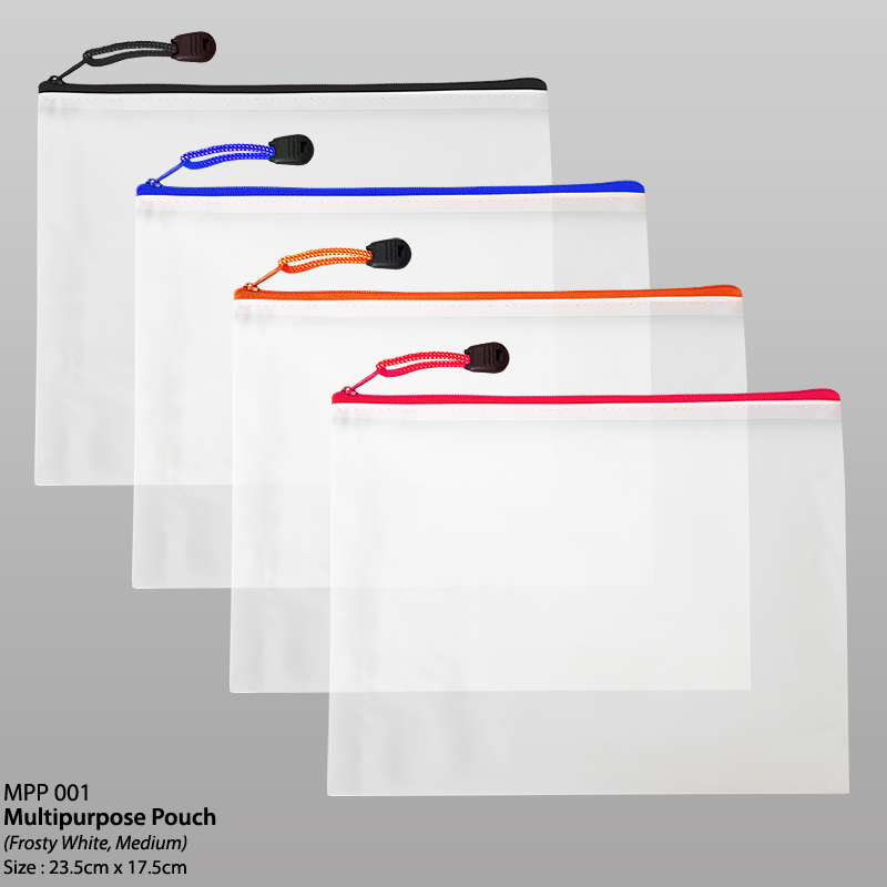 Multipurpose Pouch (Frosty White) Medium