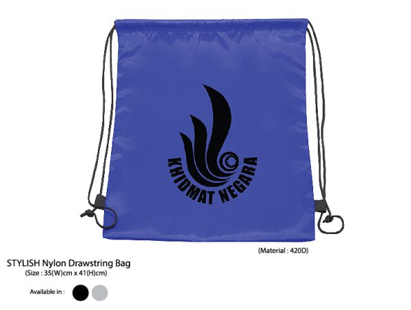 STYLISH Nylon Drawstring Bag
