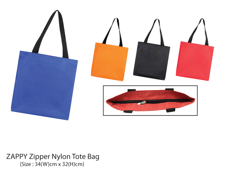 Zappy Zipper Tote Bag