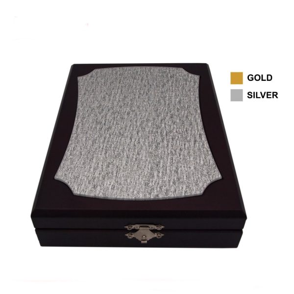 Batik Acrylic Box With Crystal Glass - Image 2