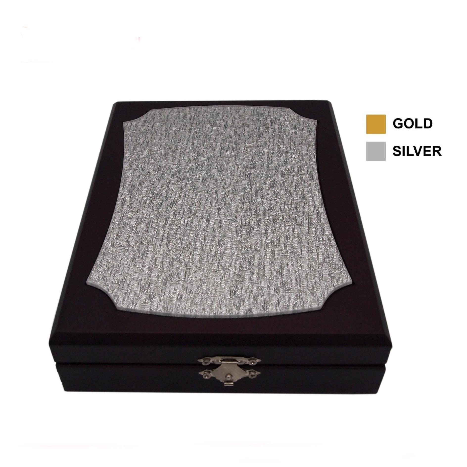 Batik Acrylic Box With Crystal Glass - Image 2