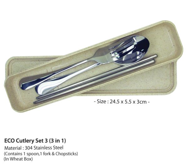ECO Cutlery Set 3 (3 in 1)