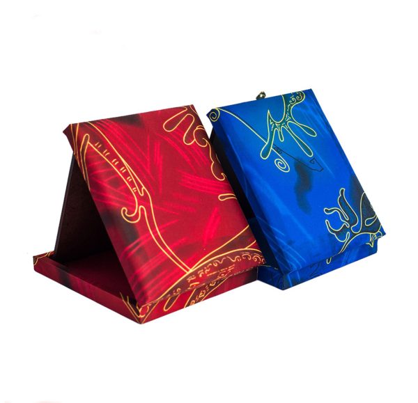 Batik Wooden Box With Gold Sticker - Image 2