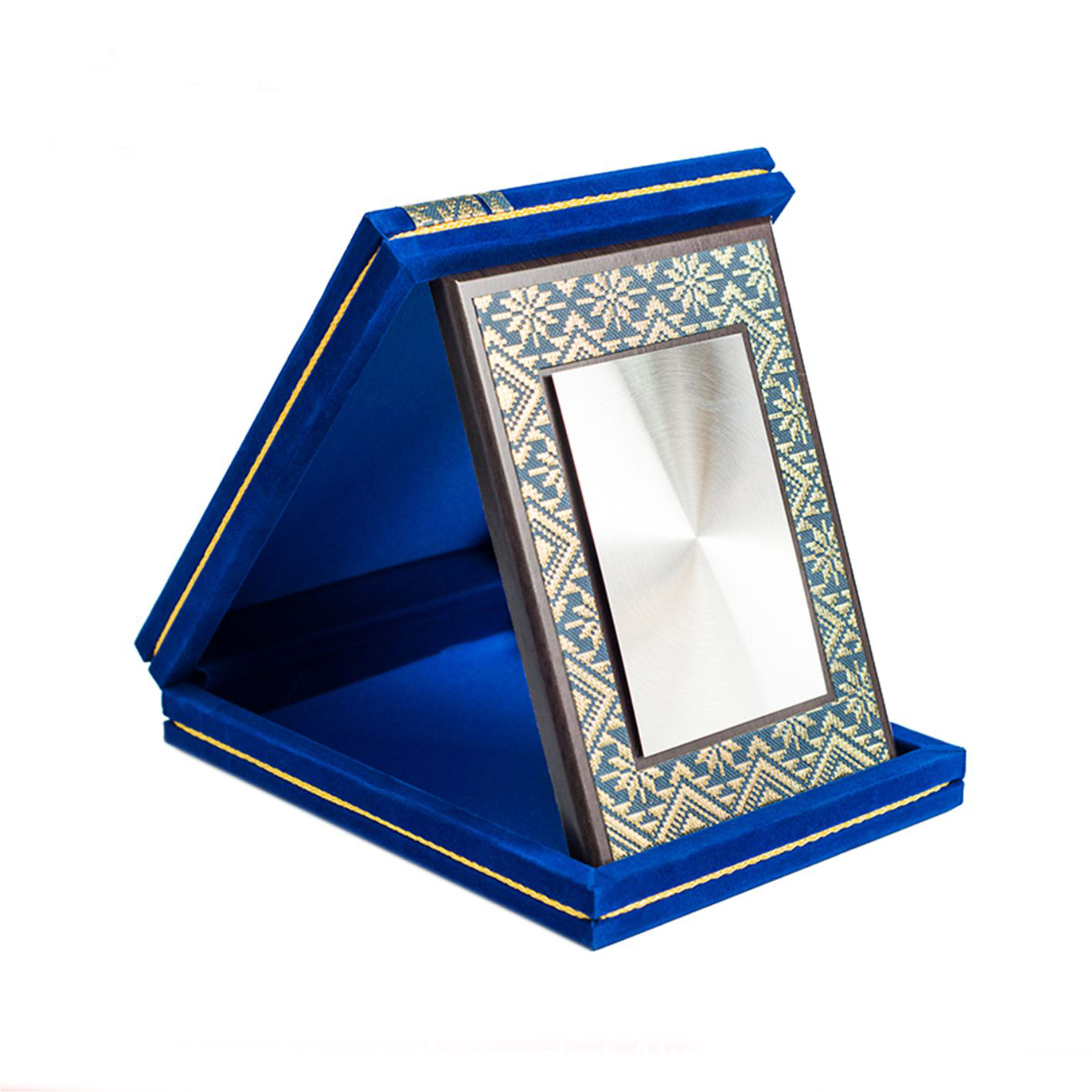 Velvet Box With Songket Aluminium Plate - Image 2