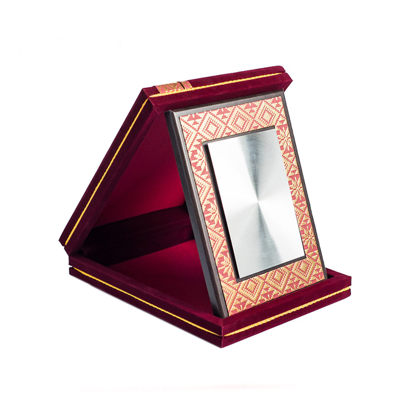 Velvet Box With Songket Aluminium Plate - Image 3