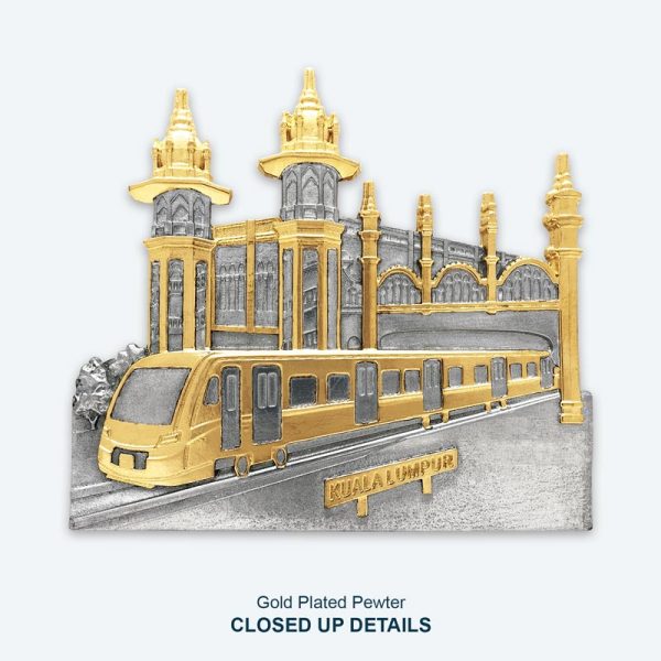 Cenderamata pewter Stesen Keretapi Kuala Lumpur ikonik