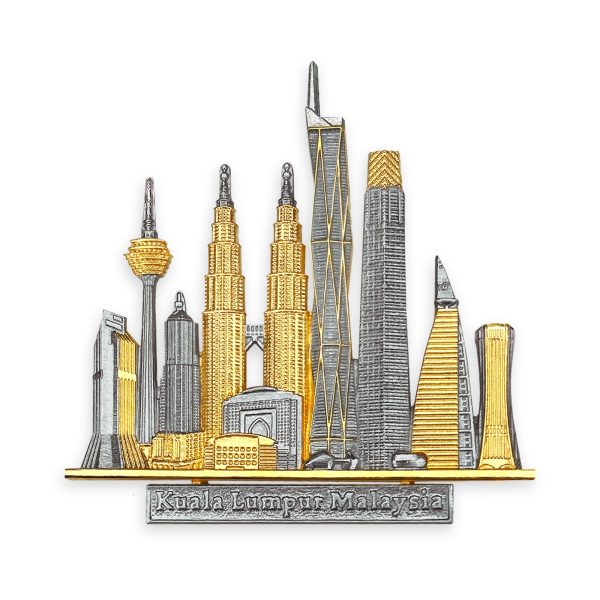 Ukiran pewter mercu tanda Kuala Lumpur eksklusif