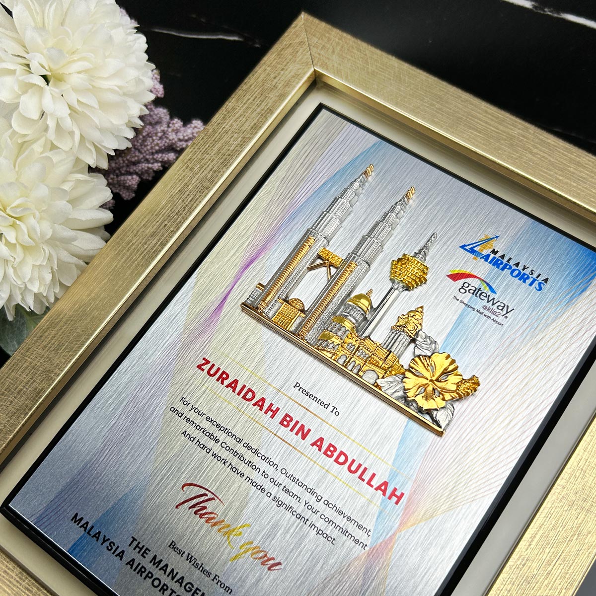 7" x 9" Malaysia Landmark - Image 3