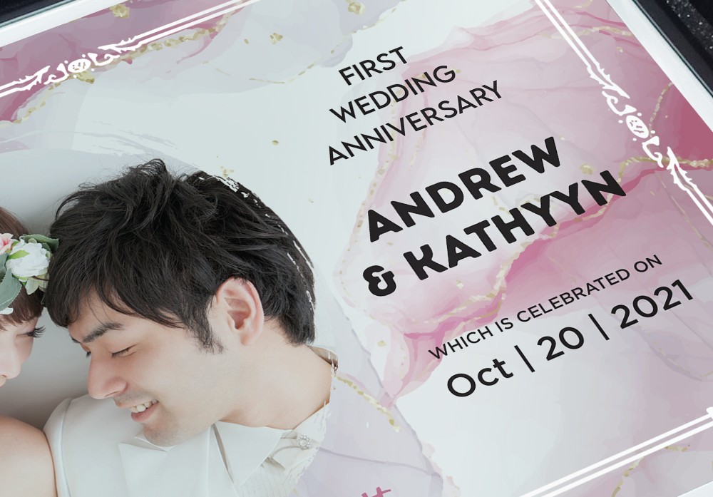 6.5" x 8.5" Crystal Wood Plaque - Image 4