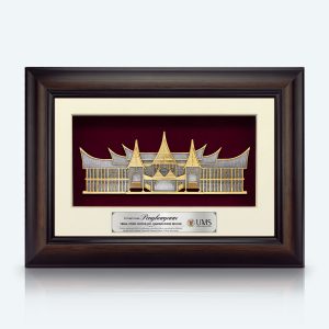 11" x 15.5" VIP Frame with Gold Plated Pewter : Rumah Minang