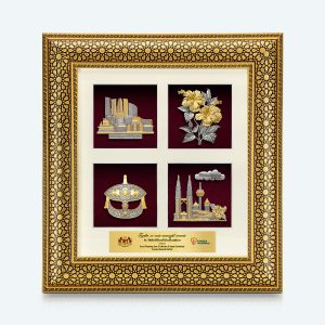 Luxe Royale Light Frame 4 in 1 with Gold Plated Pewter